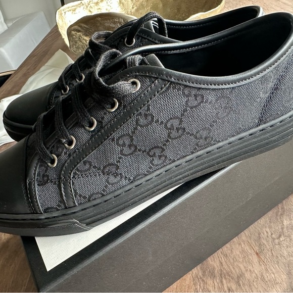 GUCCI CANVAS MENS SHOES BRAND NEW SIZE 41.5 - Picture 2 of 5